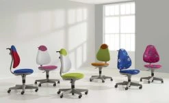 PAIDI Kinder-und Jugenddrehstuhl Pepe | 2-farbig (Rosa / Weiß)