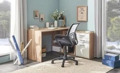 Bürodrehstuhl Günz 2 | Schwarz / Weiß