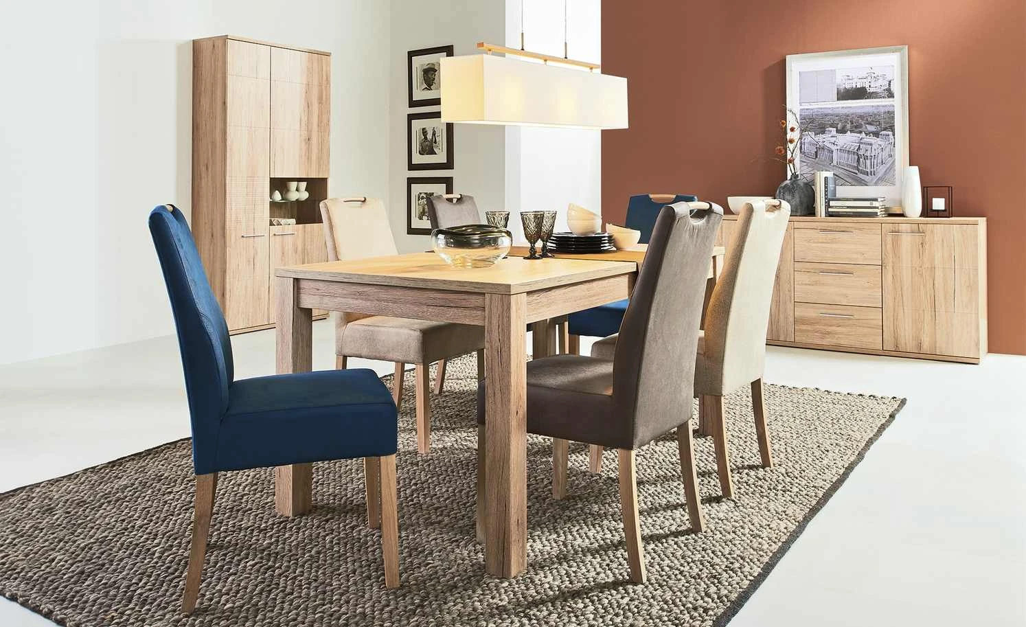 Polsterstuhl Top-Chairs | Blau Eiche San Remo – Bild 2