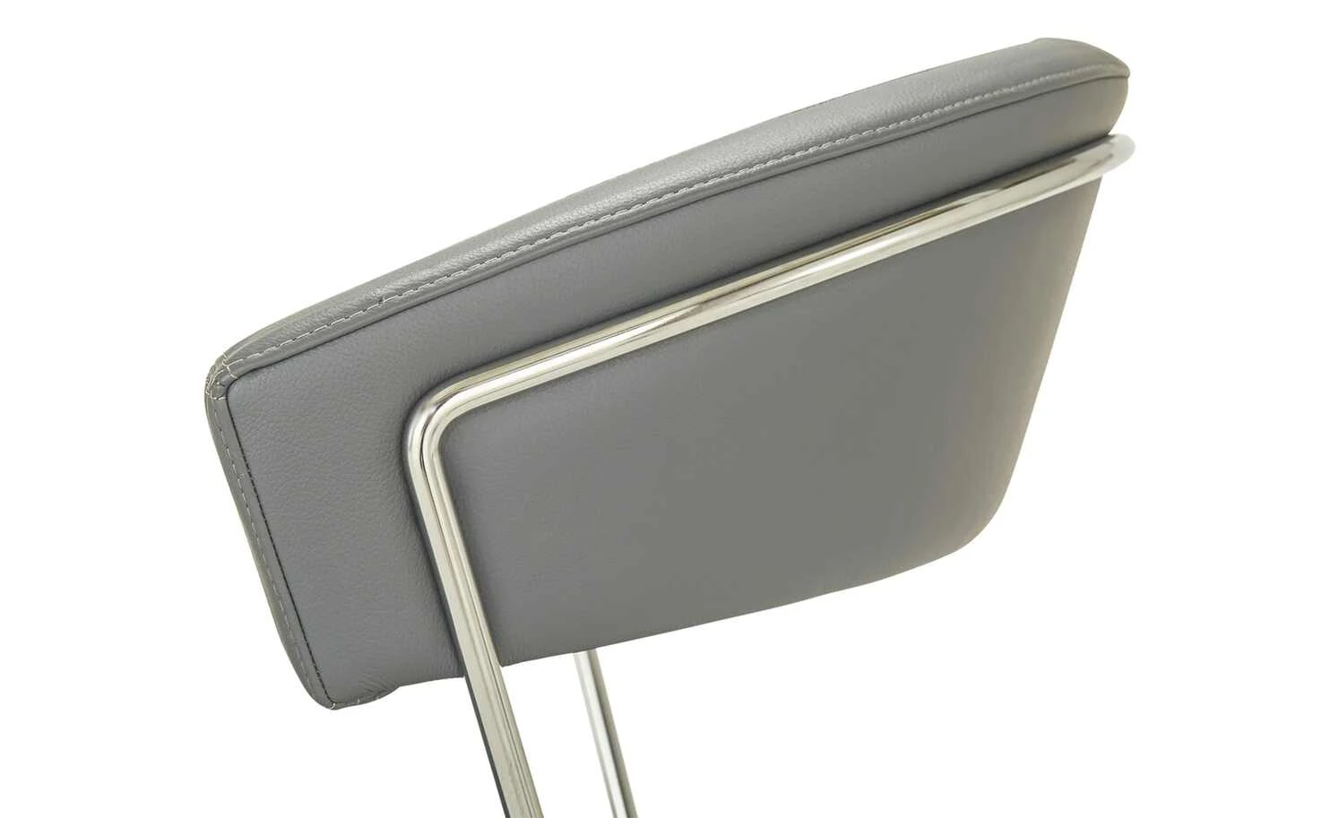 Connubia Kufenstuhl Leder New York | Grau – Bild 6