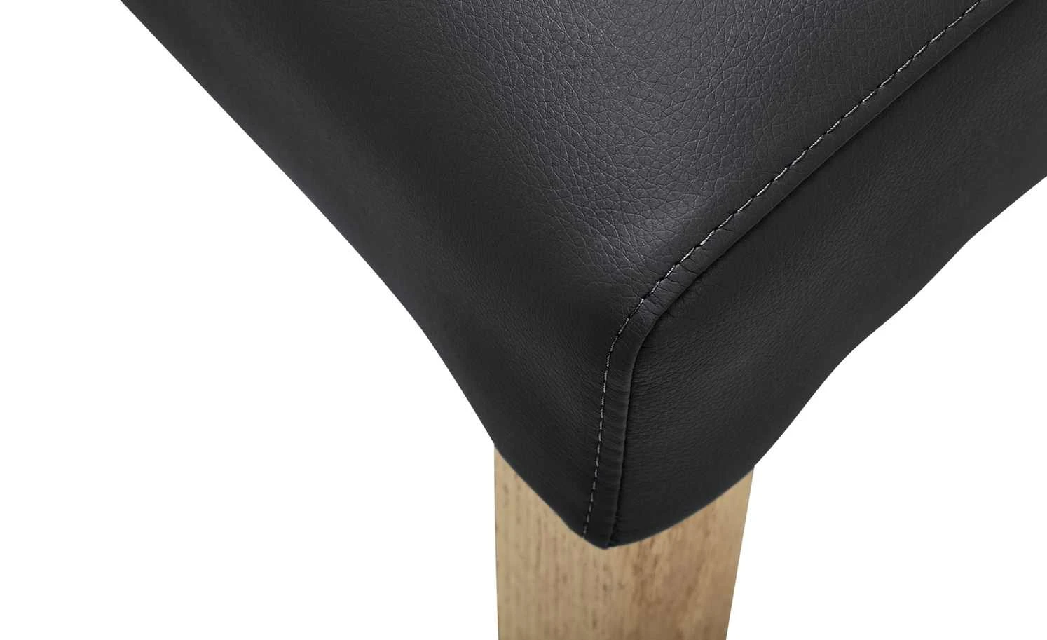 Woodford Stuhl Vivien | Schwarz Gestell Eiche – Bild 2