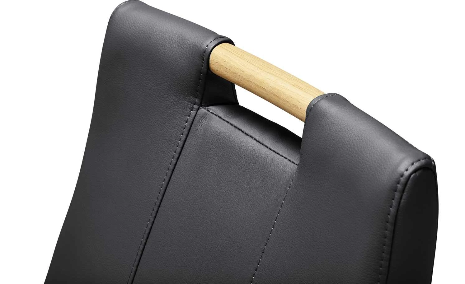 Woodford Stuhl Vivien | Schwarz Gestell Eiche – Bild 3