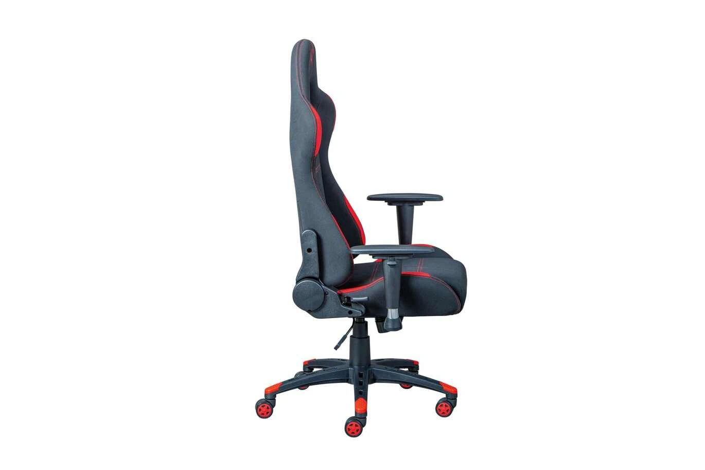 Drehstuhl Gaming Red | Schwarz/ Absetzung Rot – Bild 3
