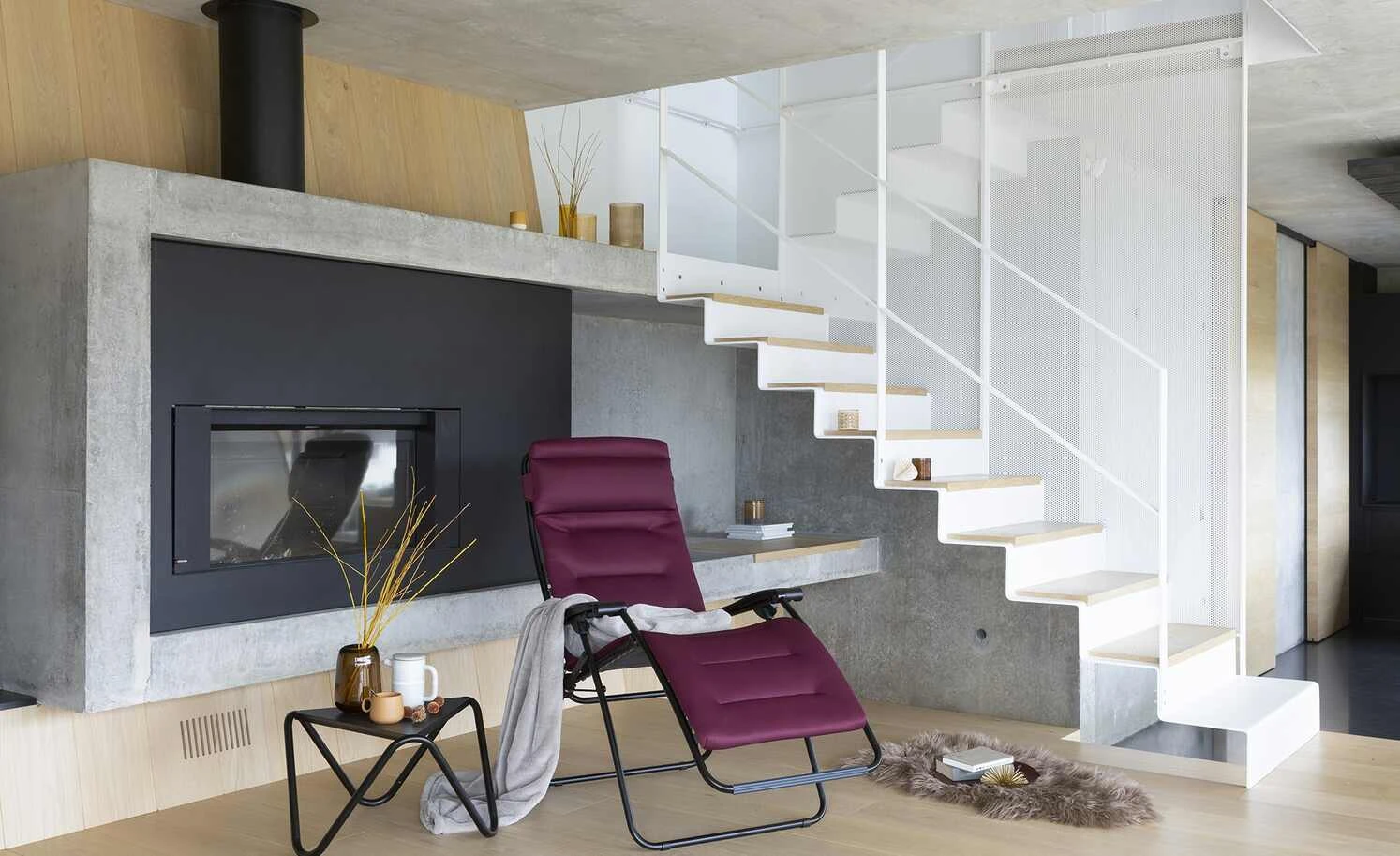 Lafuma Relaxsessel RSX Clip Air Comfort | Bordeaux