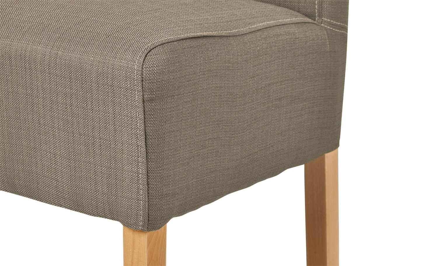 Polsterstuhl 2er Set Buche taupe Marlon – Bild 4