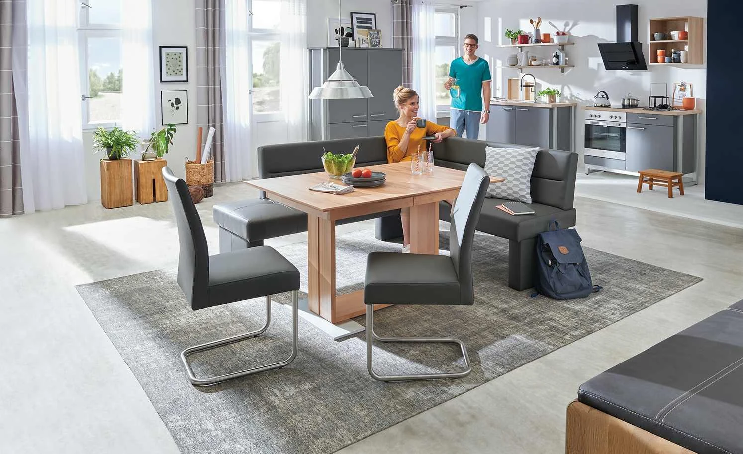 Woodford Freischwinger Lance | Fango (Dunkelgrau) – Bild 2