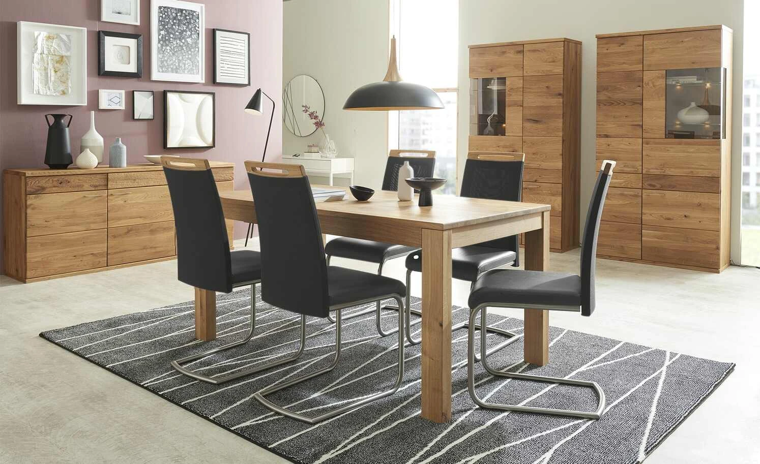 Wohnwert Schwingstuhl Mero | Schwarz – Bild 2