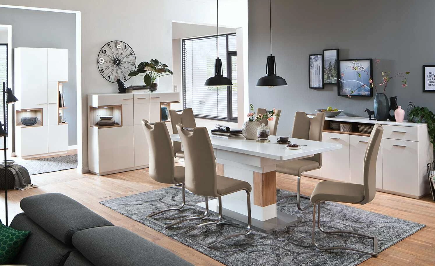 uno Schwingstuhl Vota | Cappuccino (Hellbraun) Kunstleder