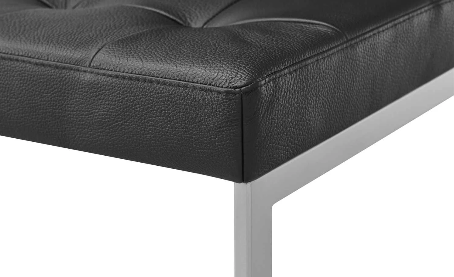 Schwingstuhl Leder Spider 2 | Nero (Dunkelgrau) – Bild 4