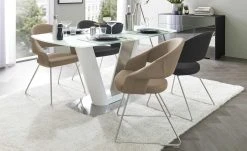 uno Kufenstuhl Lena | Anthrazit Edelstahl