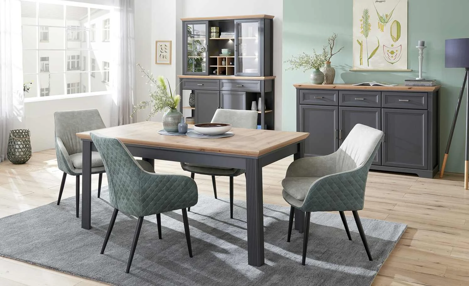 Stuhl Scott | Hellgrau