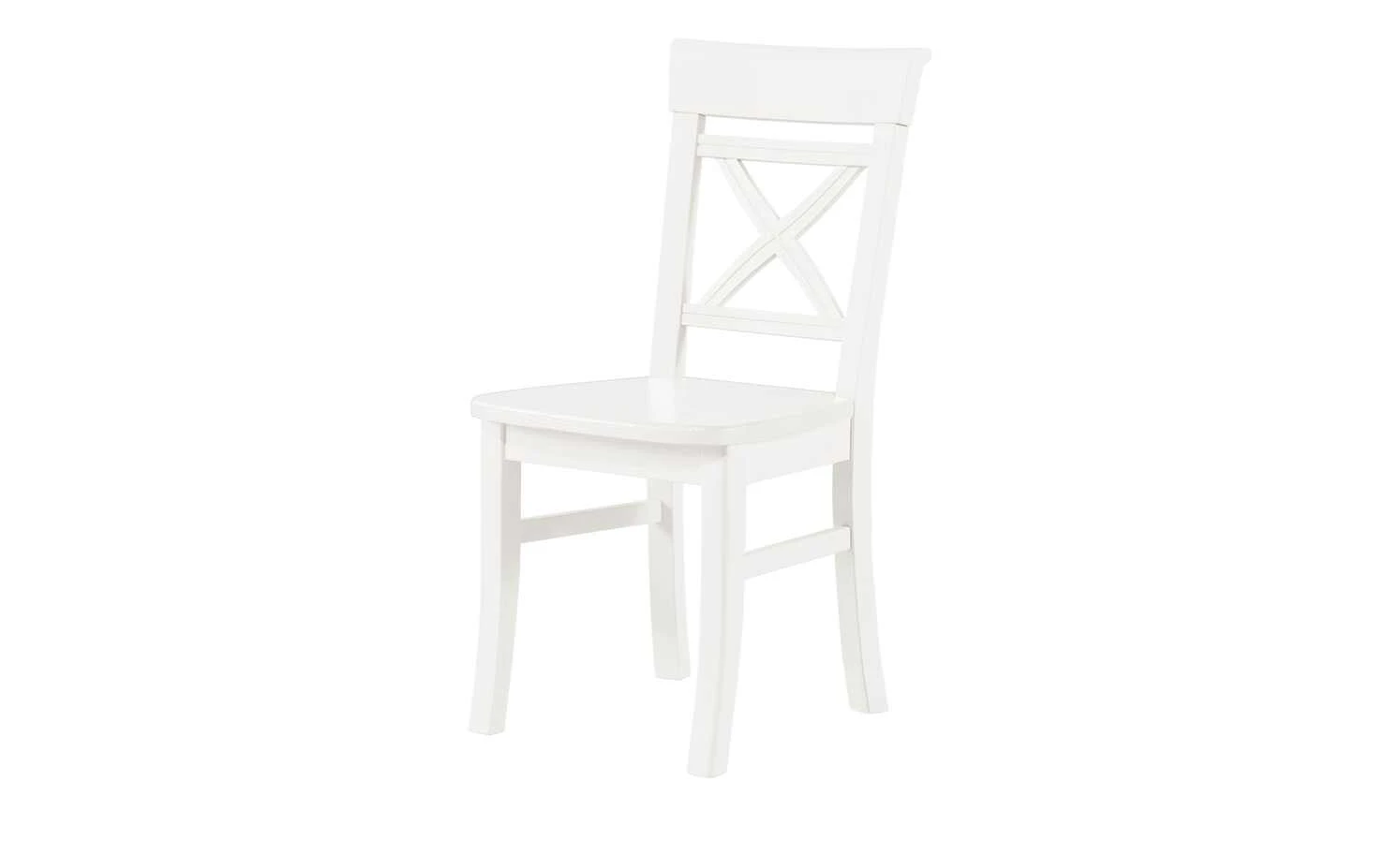 maison bleue Holzstuhl massiv Florian | Weiß Nein – Bild 3