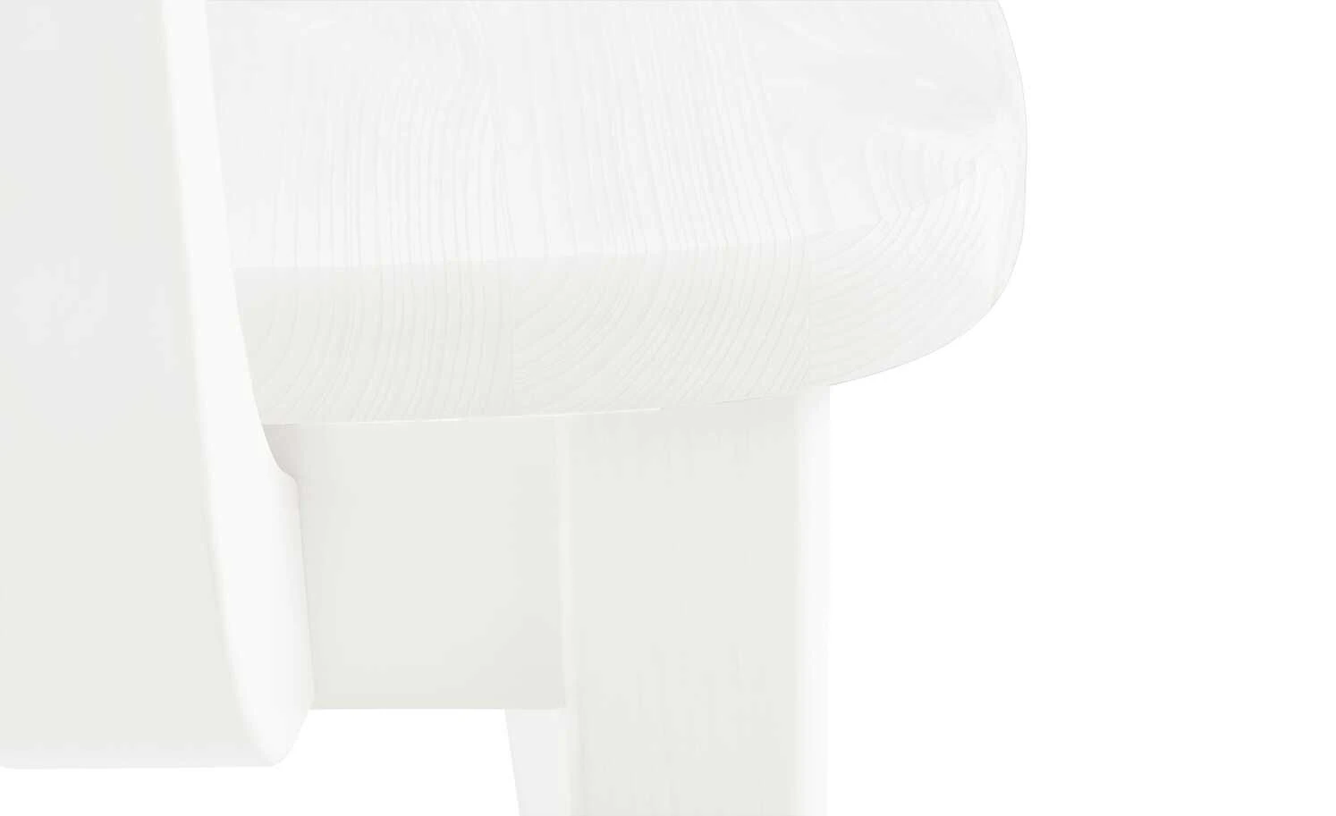 maison bleue Holzstuhl massiv Florian | Weiß Ja – Bild 7