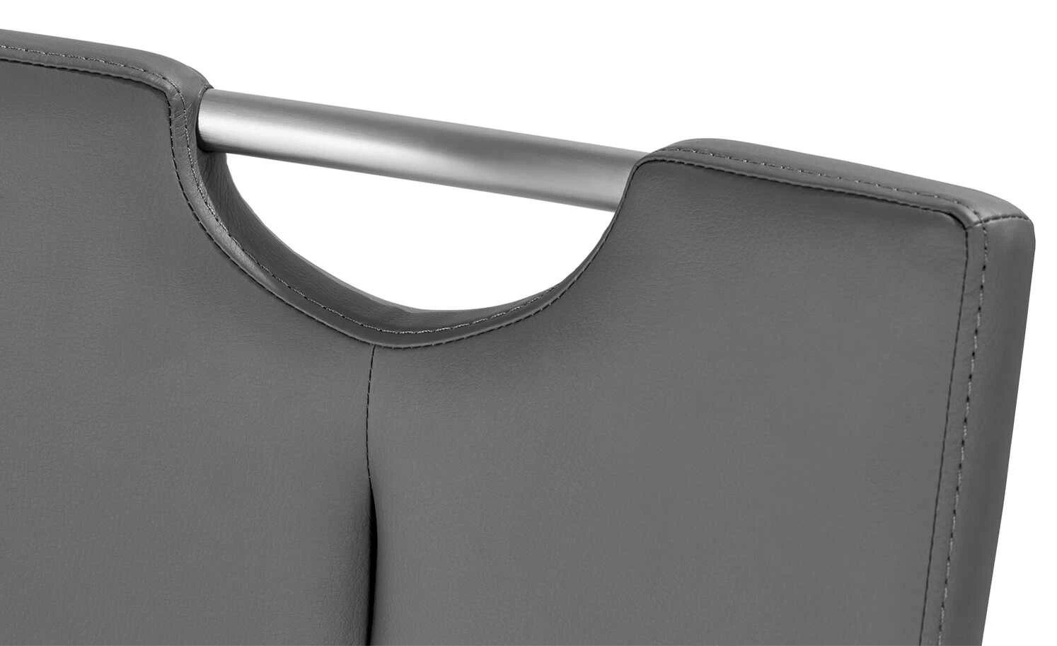 uno Schwingstuhl Vota | Grau Kunstleder – Bild 4