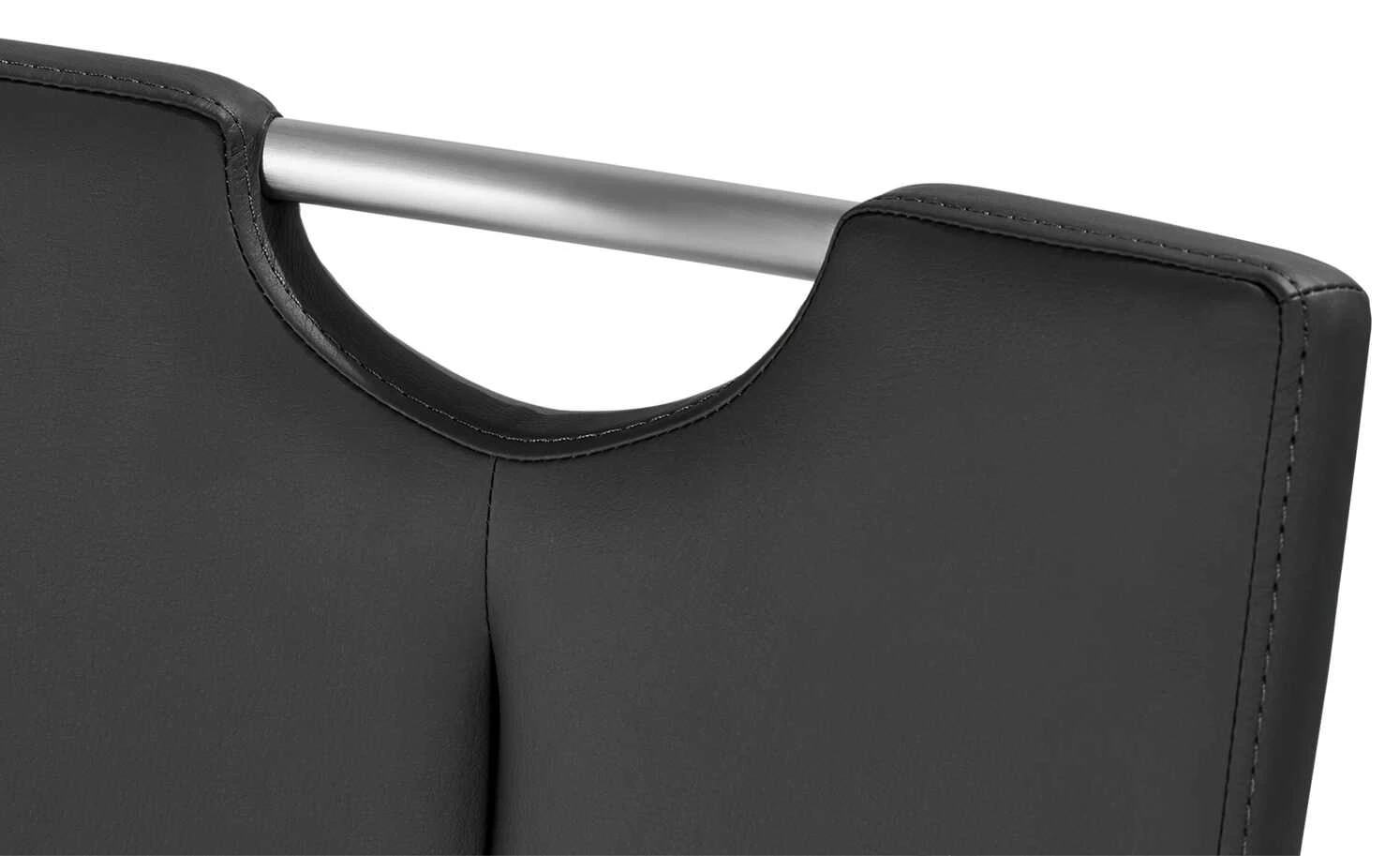 uno Schwingstuhl Vota | Schwarz Kunstleder – Bild 5