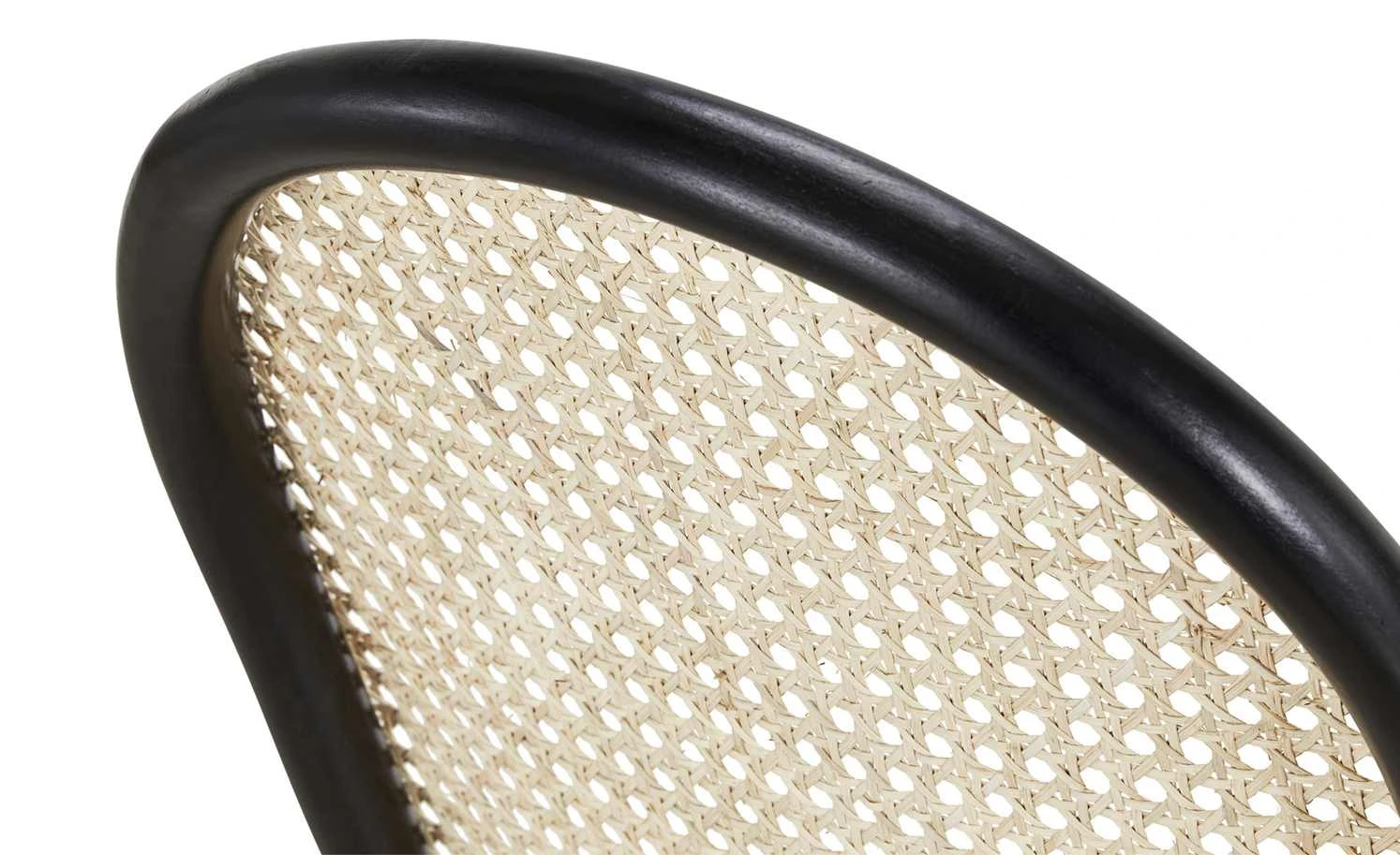 Stuhl Henry | Schwarz / Rattan – Bild 4