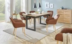 Schalenstuhl Thore | Hellbraun