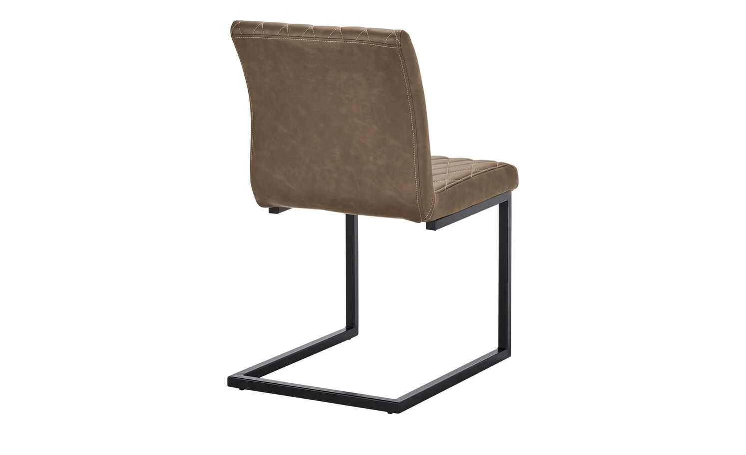 uno Kunstleder-Freischwinger Lisa | Braun Nein – Bild 5