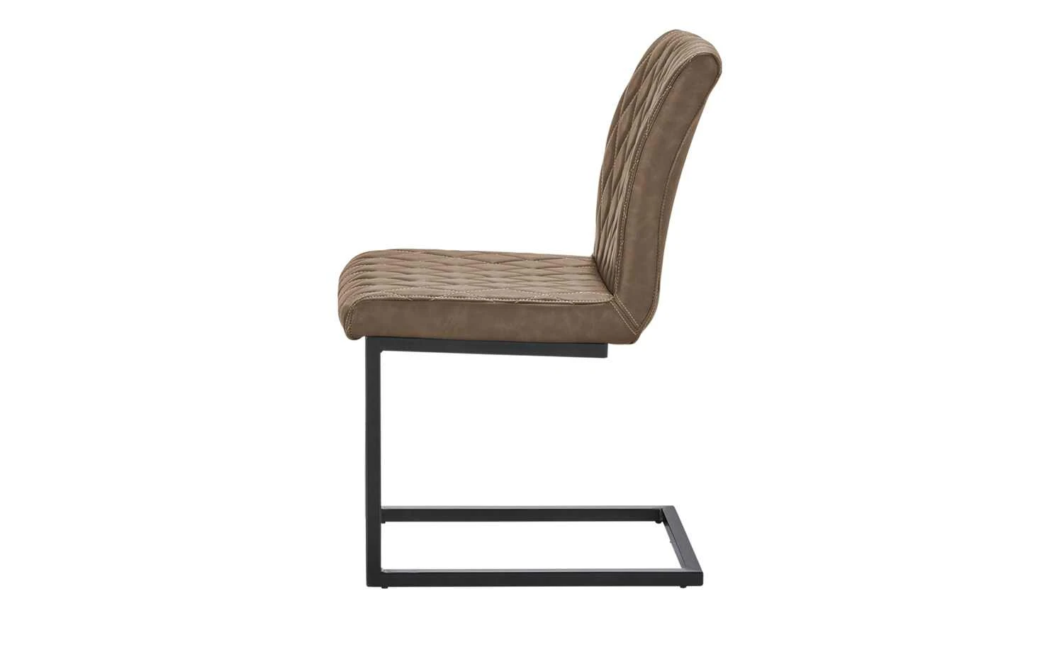 uno Kunstleder-Freischwinger Lisa | Braun Nein – Bild 10