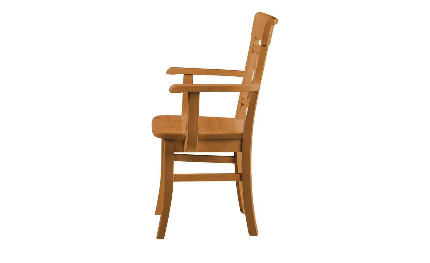 maison bleue Holzstuhl massiv Florian | bernsteinfarben Ja – Bild 7