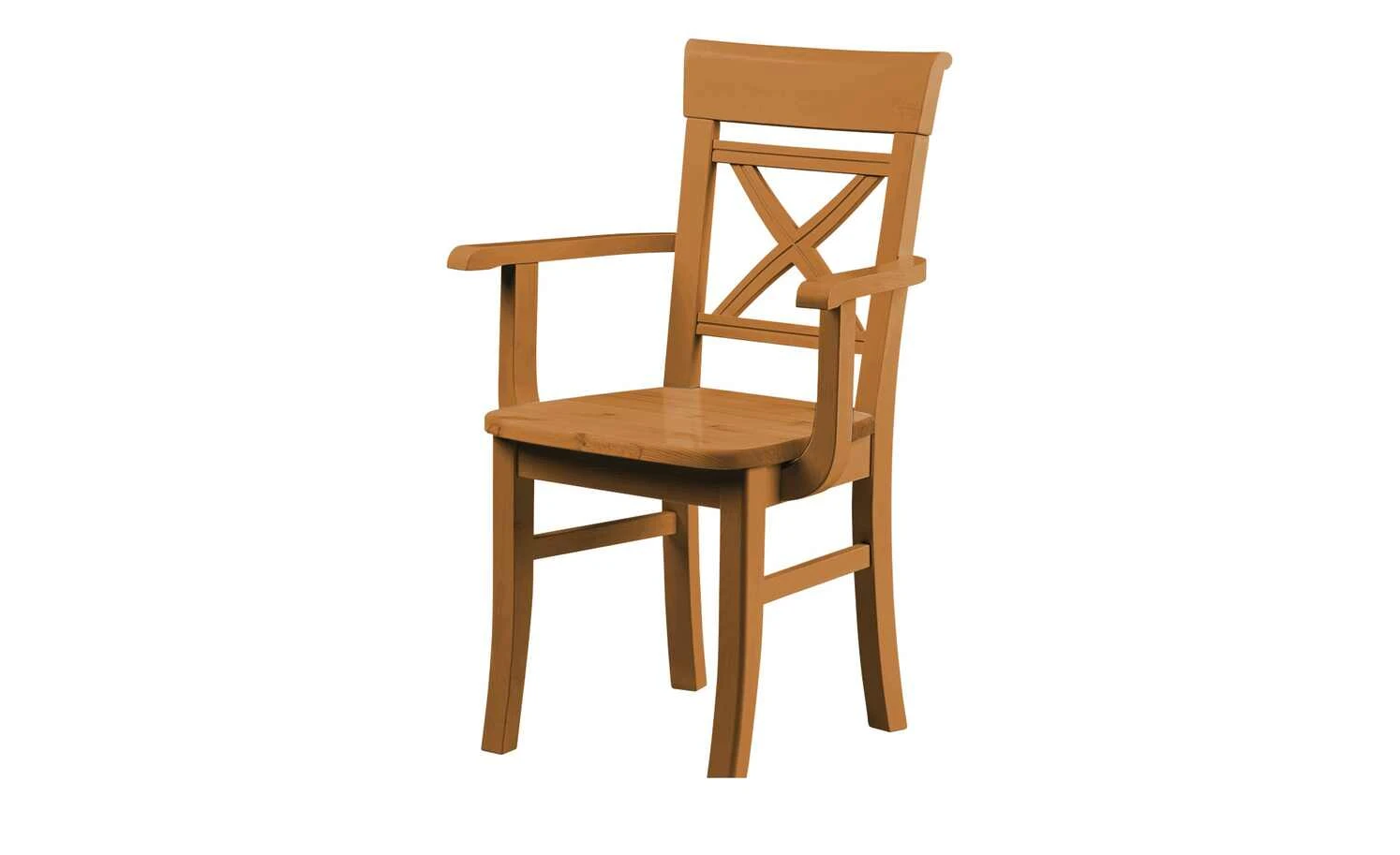 maison bleue Holzstuhl massiv Florian | bernsteinfarben Ja