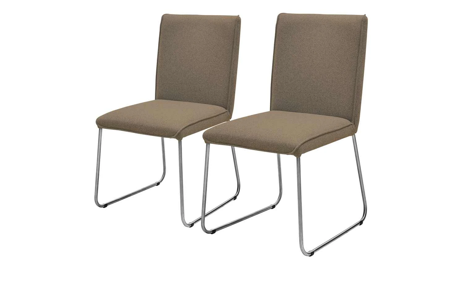 now! by hülsta Stuhl, 2er-Set S 21 | Cappuccino (Beige) 2 Stühle