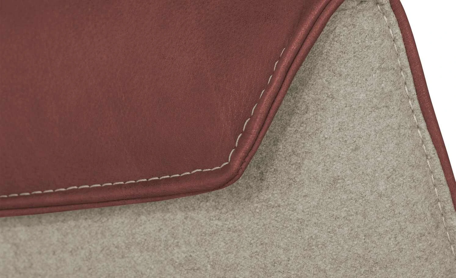 KOINOR Armlehnstuhl Leder Schwof | Chilli (Rot) / Beige Nein – Bild 7