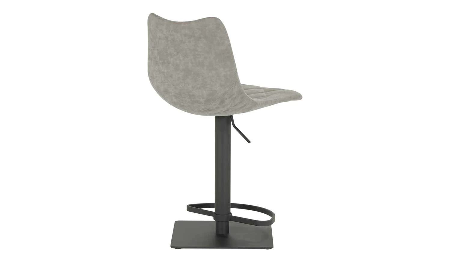 Barhocker MyToby | Lichtgrau Schwarz eckiger Bodenteller – Bild 11