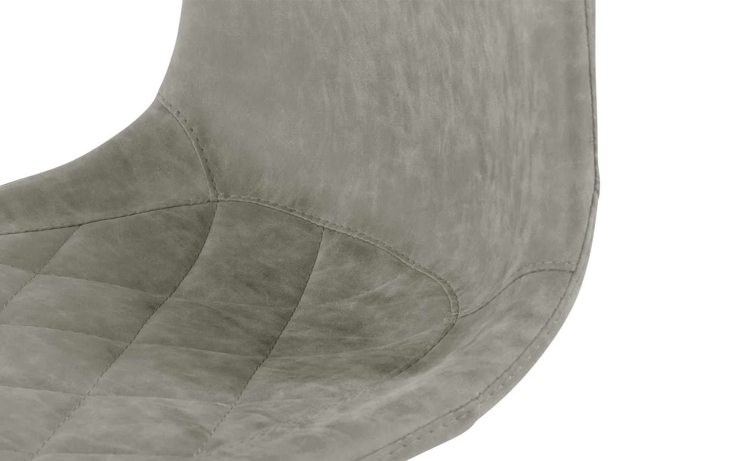 Barhocker MyToby | Lichtgrau Schwarz eckiger Bodenteller – Bild 3