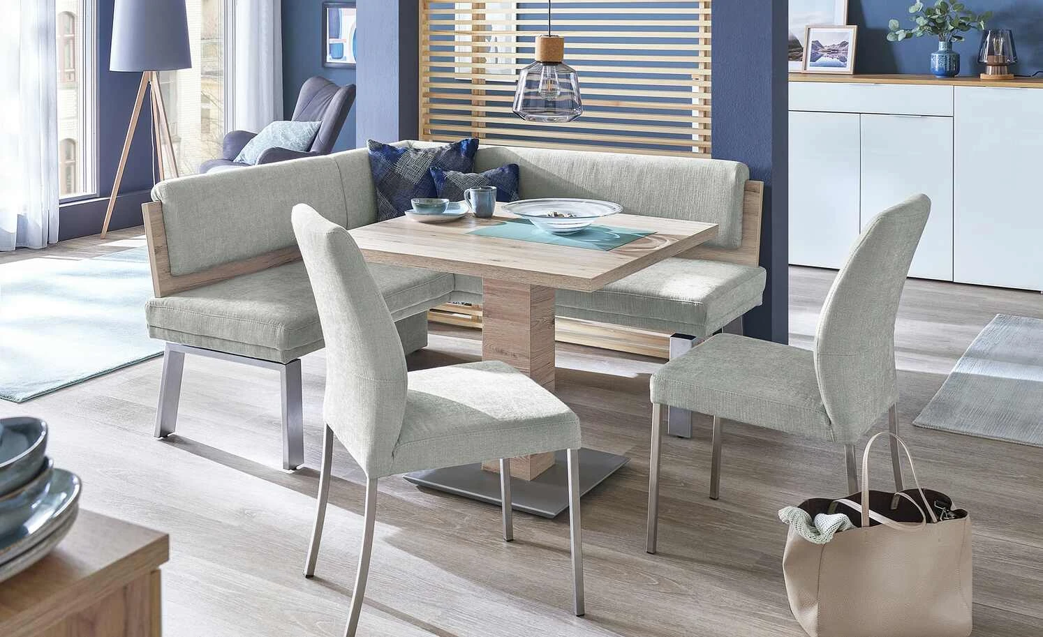 Polsterstuhl Canto IV | Lightblue (Blau-Grau)