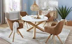 Polsterstuhl Benito | Cognac (Braun)