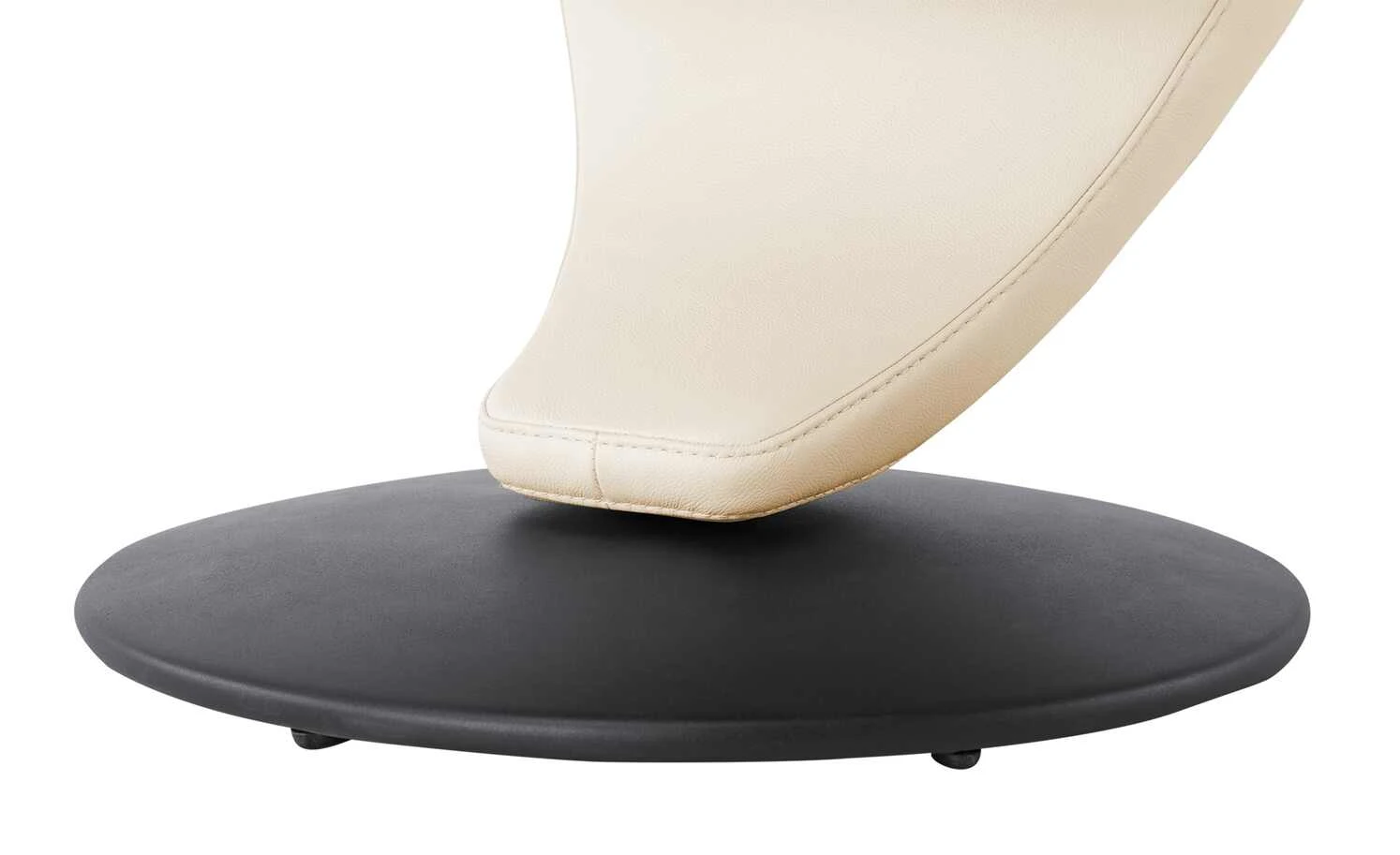 Leder-Drehstuhl Kingsman | Rahm (Beige) Eckig – Bild 6