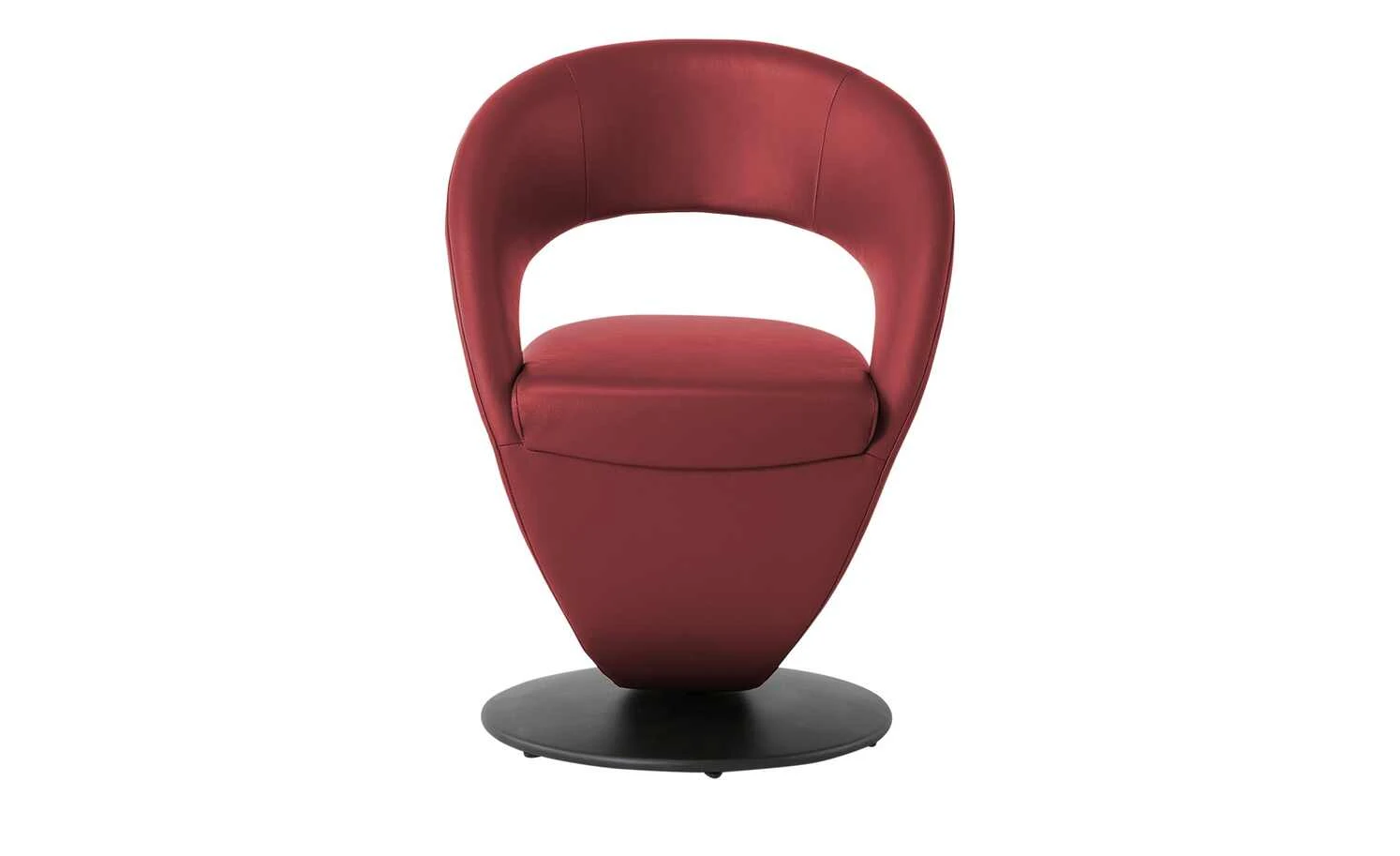 Leder-Drehstuhl Kingsman | Rot Rund – Bild 8