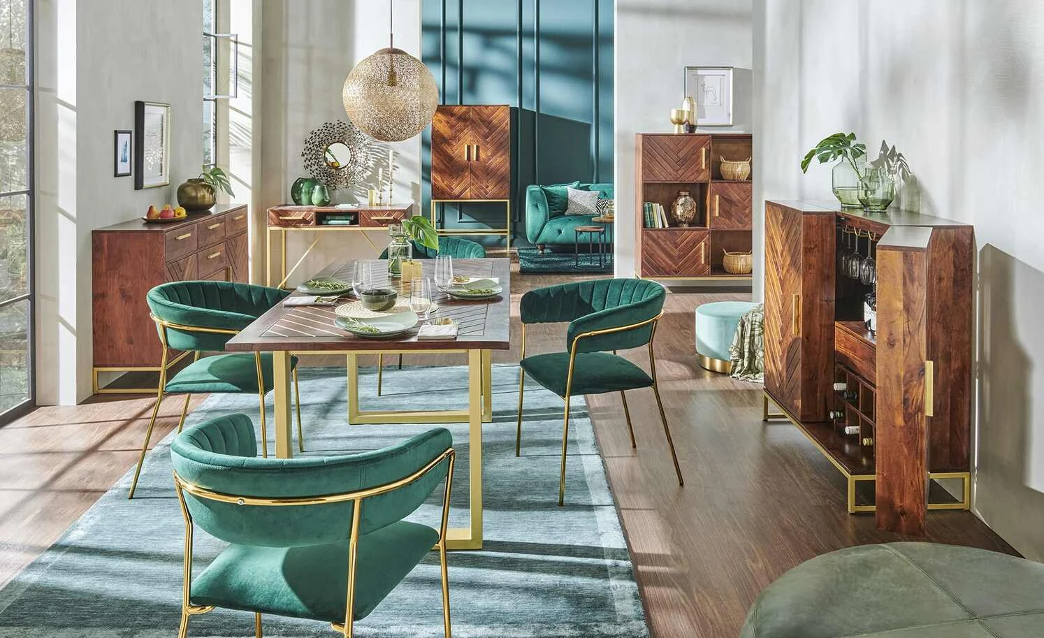 Stuhl Arjen | Grün – Bild 2