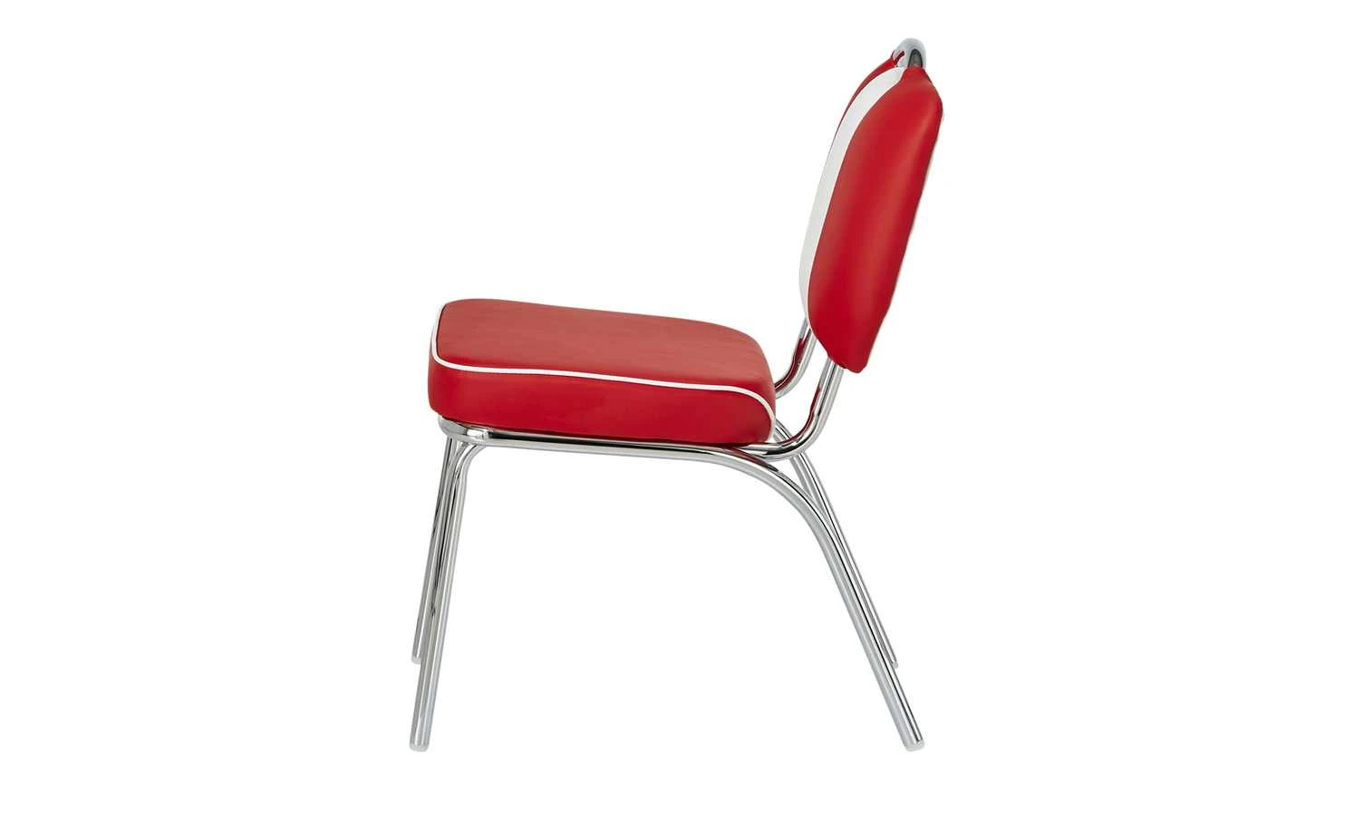 Stuhl American Diner | Rot / Weiß – Bild 8