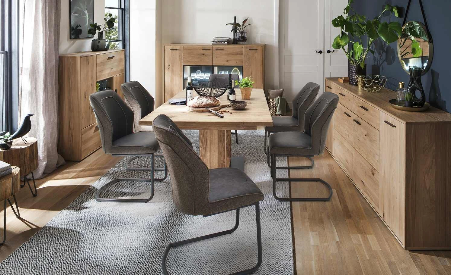 Freischwinger Bergen | Braun / Dunkelbraun – Bild 2