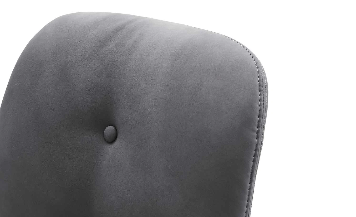 Stuhl Sema | Kufenstuhl Nein Grau Edelstahl – Bild 5