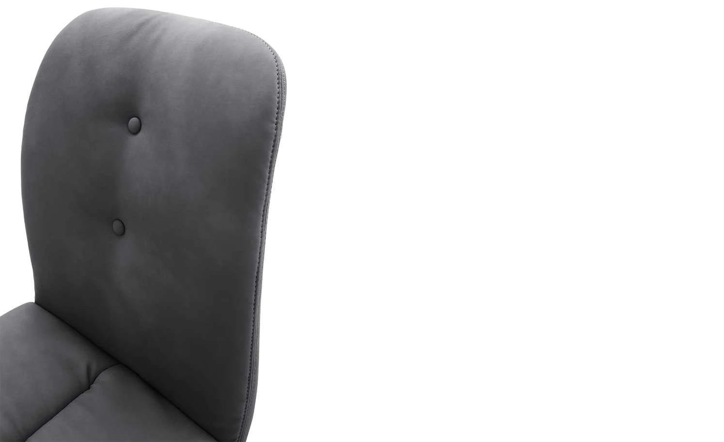 Stuhl Sema | Kufenstuhl mit X-Gestell Nein Grau Anthrazit – Bild 3