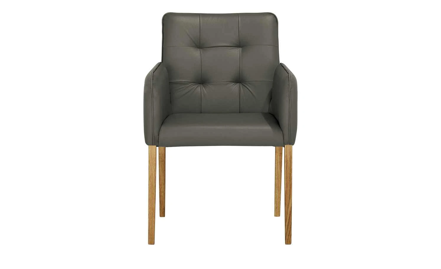 Woodford Leder-Armlehnstuhl Antonia | Anthrazit – Bild 5