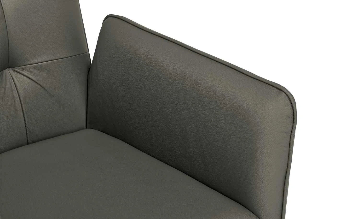 Woodford Leder-Armlehnstuhl Antonia | Anthrazit – Bild 8
