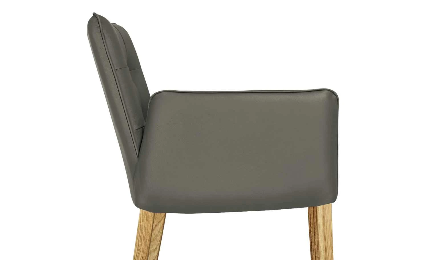 Woodford Leder-Armlehnstuhl Antonia | Anthrazit – Bild 9