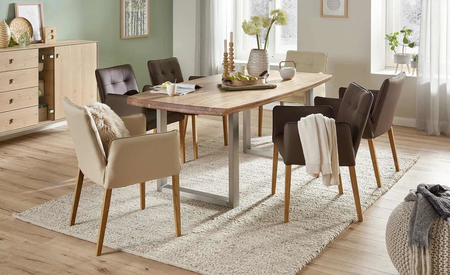 Woodford Leder-Armlehnstuhl Antonia | Espresso (Braun)