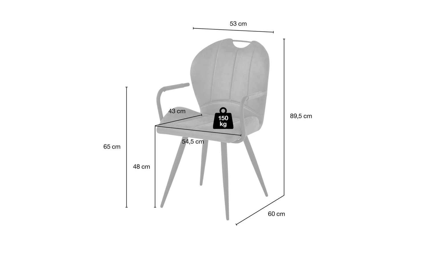 Stuhl Ingo | Dunkelgrau Ja – Bild 10
