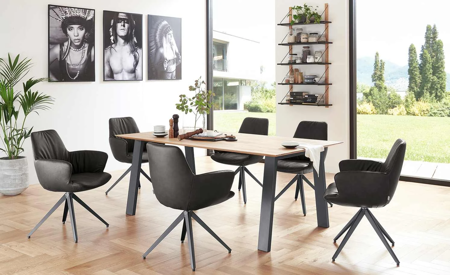 Armlehnstuhl Maple | Marrongrey (Braun-Grau)