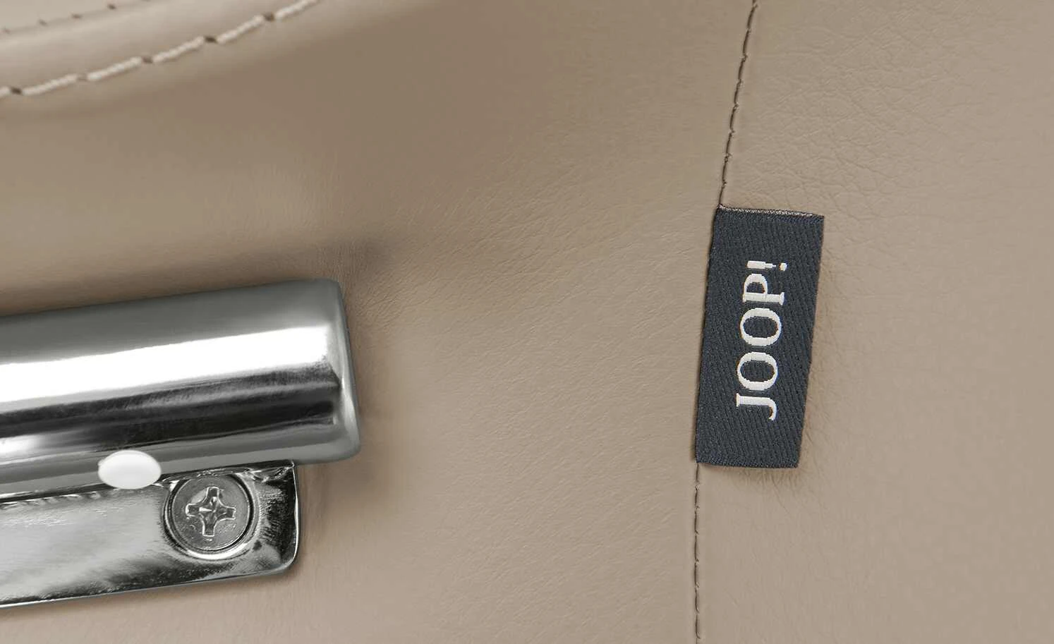 JOOP! Leder-Schwingstuhl Loft | Earth (Hellbraun) – Bild 3