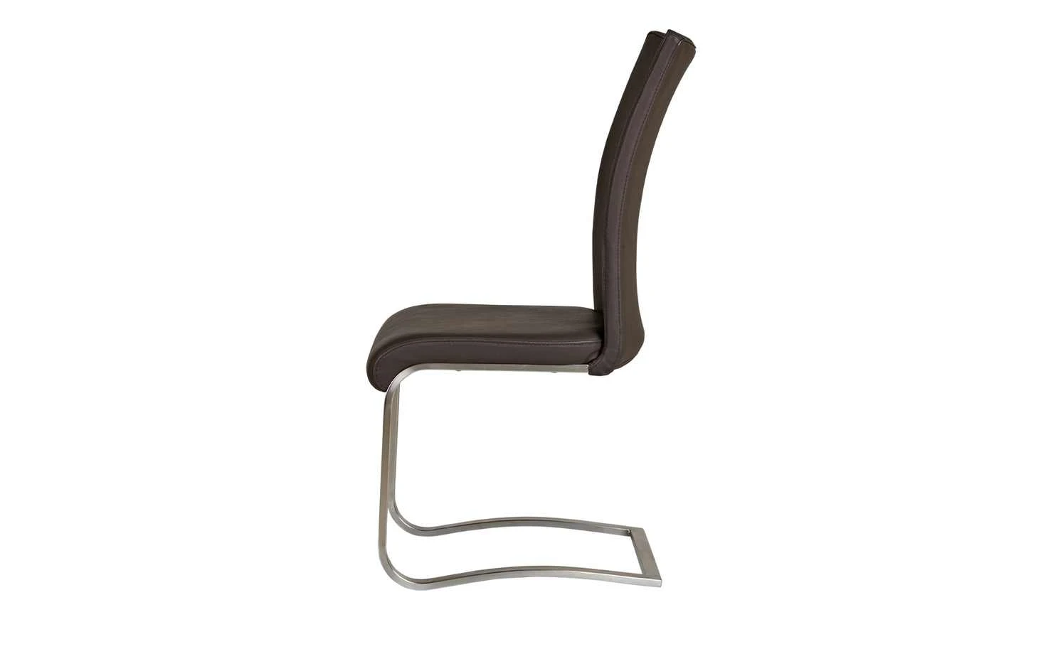 uno Freischwinger Letitia | Braun Leder – Bild 6