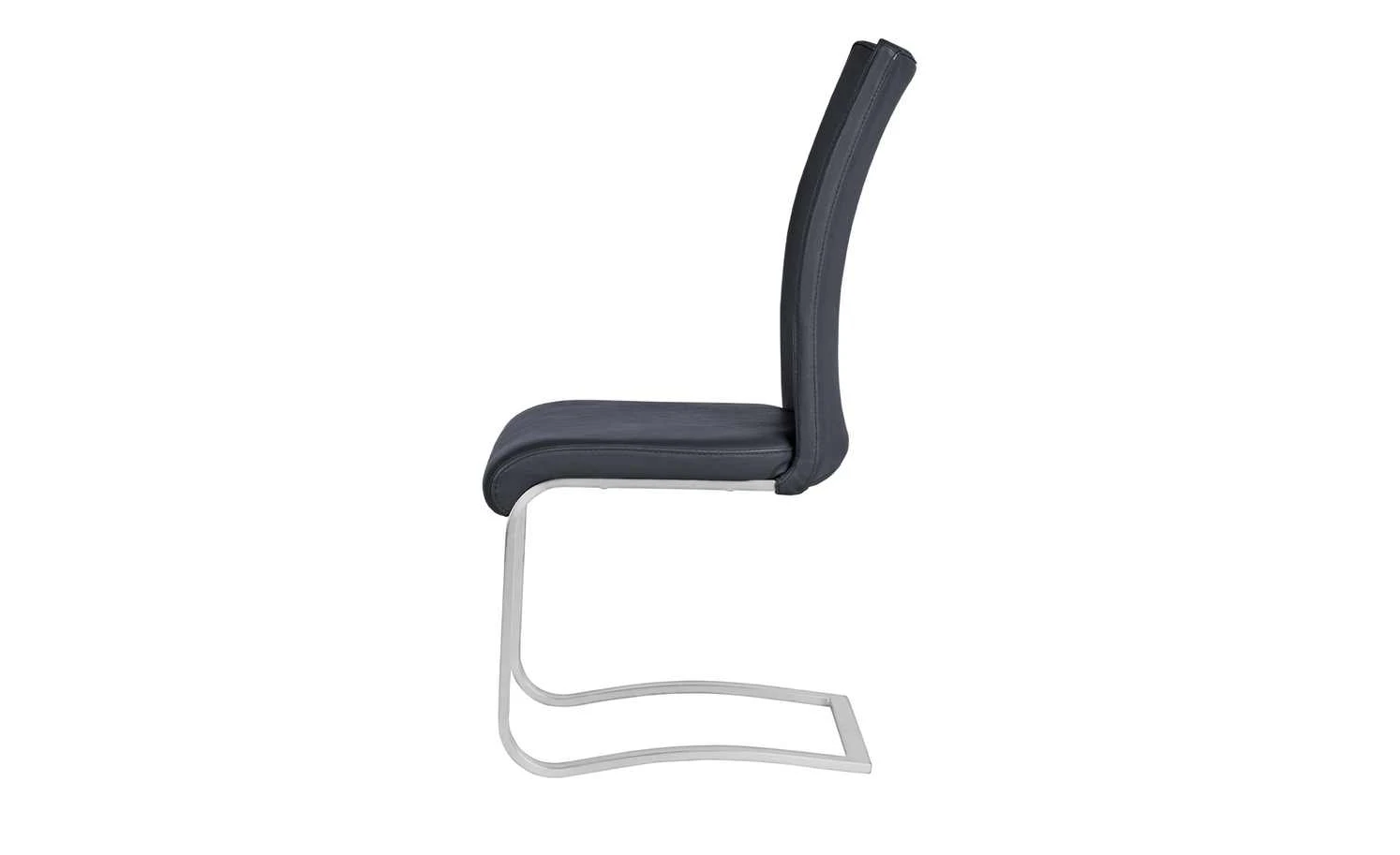 uno Freischwinger Letitia | Nachtblau Leder – Bild 2