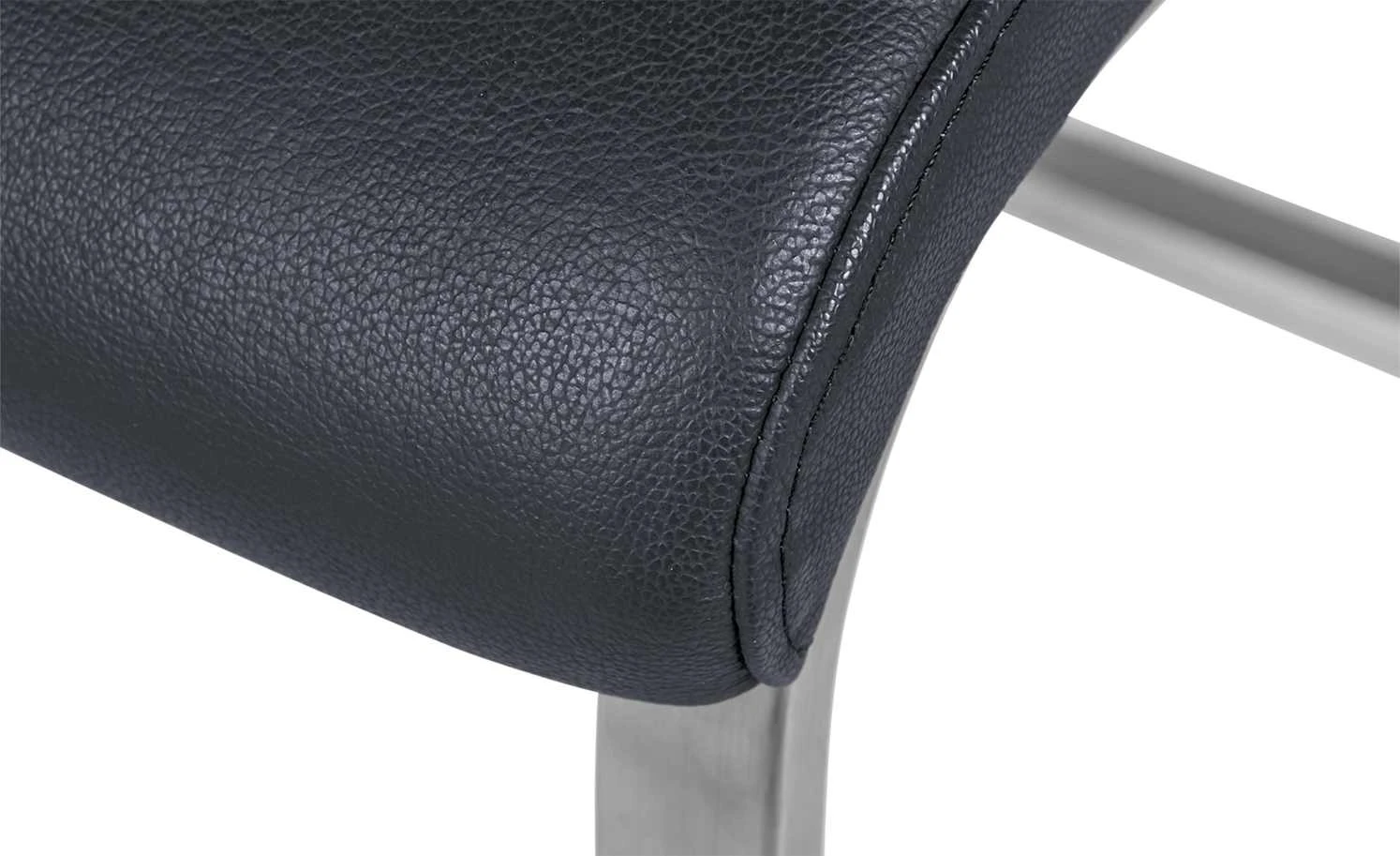 uno Freischwinger Letitia | Nachtblau Leder – Bild 5