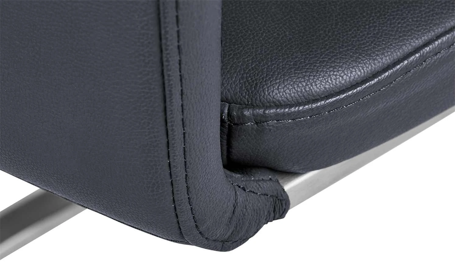 uno Freischwinger Letitia | Nachtblau Leder – Bild 6