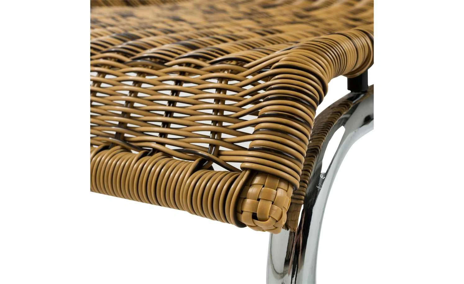 Schwingstuhl mit Kunstgeflecht Gérard | Chrom – Bild 4